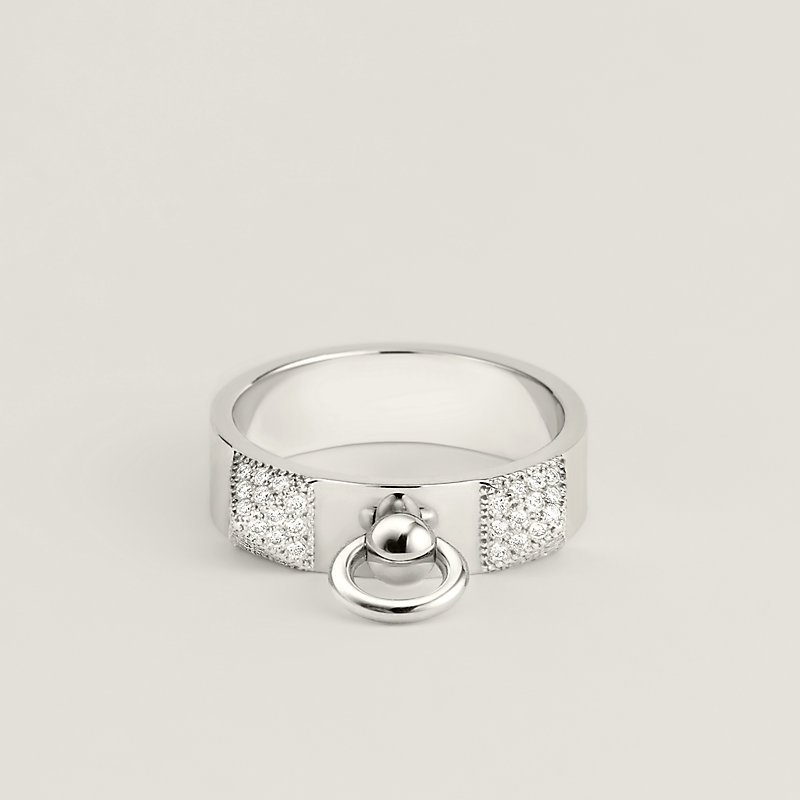 【力強さと洗練の融合】HERMES Collier de chien リング Small Collier de Chien ring, small model | Hermès Canada